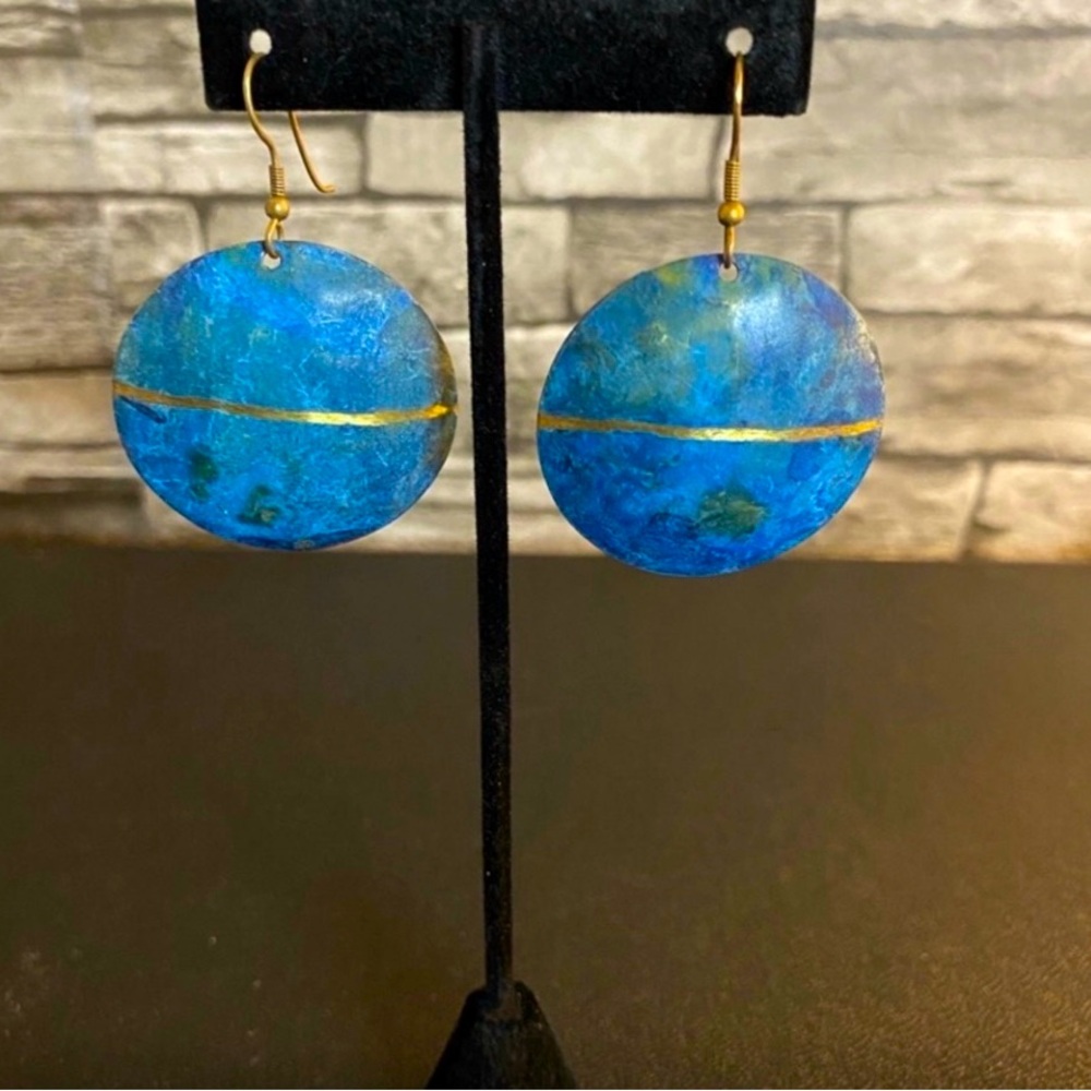 Handcrafted Patina Earrings